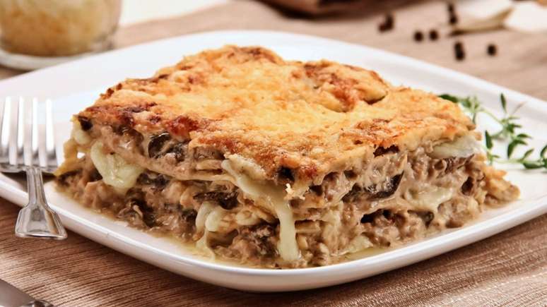 Lasanha ao funghi
