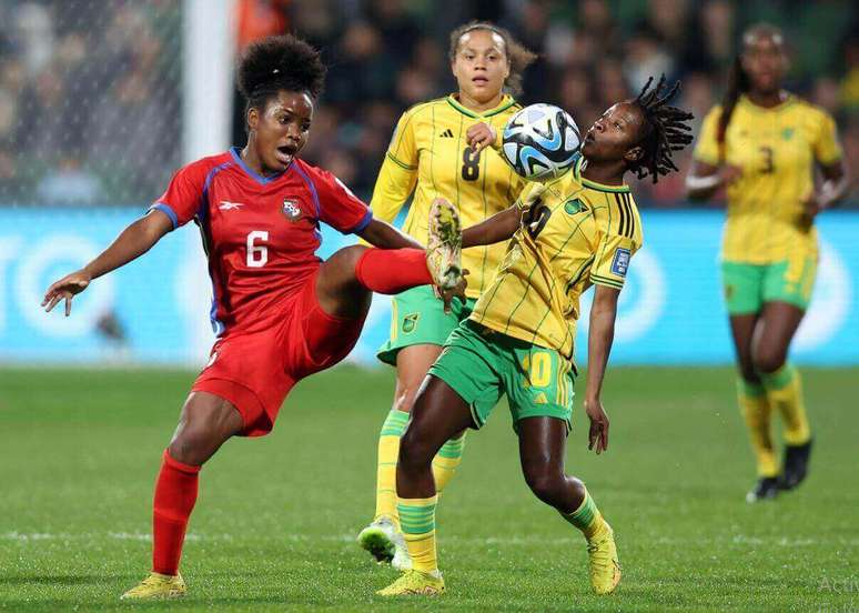 Jody Brown e Deysire Salazar em Panamá x Jamaica – Paul Kane/Getty Images