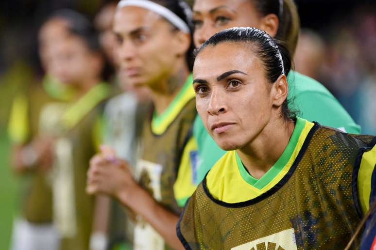 Marta acompanha partida do Brasil contra França do banco