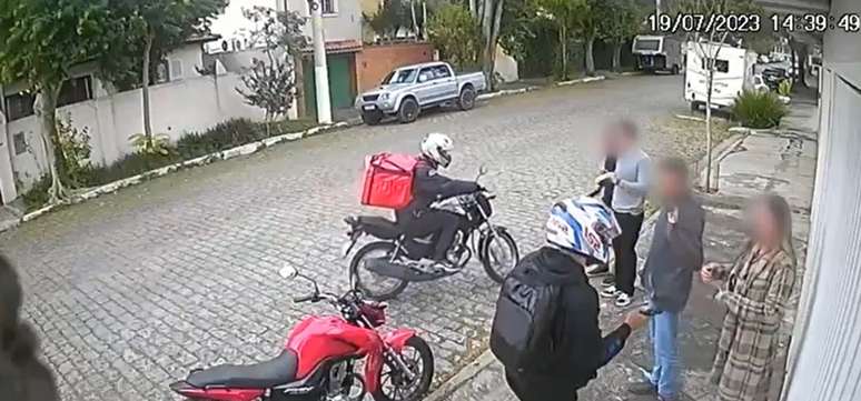 Motociclistas em ação