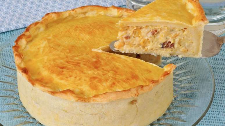 Empadão cremoso de milho