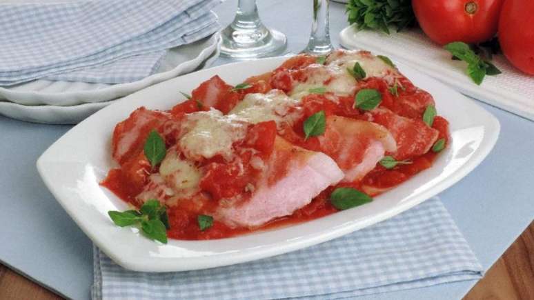 Escalope de fil&eacute; su&iacute;no &agrave; marguerita