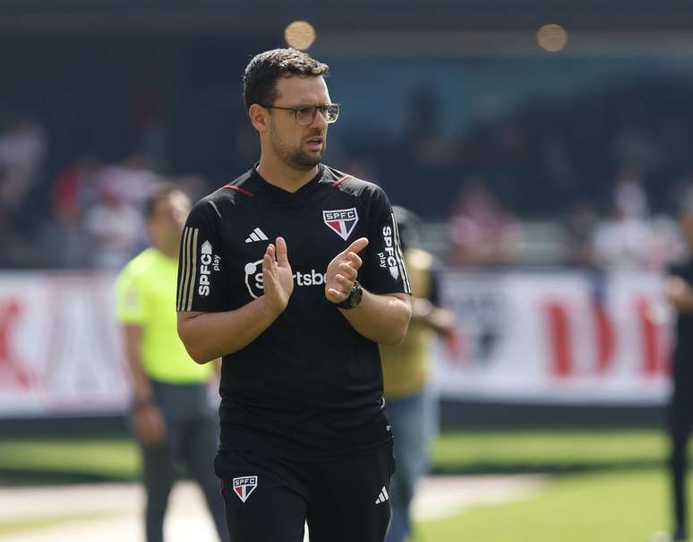 Lucas Silvestre fala sobre empate, e exalta chegada de James Rodríguez no São Paulo (FOTO: RUBENS CHIRI/SAOPAULOFC.NET)