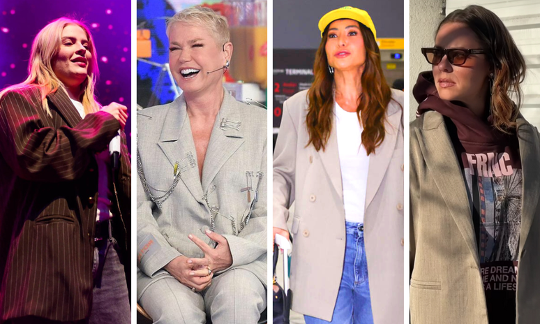 Luísa Sonza, Xuxa, Sabrina Sato e Paolla Oliveira (Fotos: Agência Brazil News/Reproduçção/Instagram)