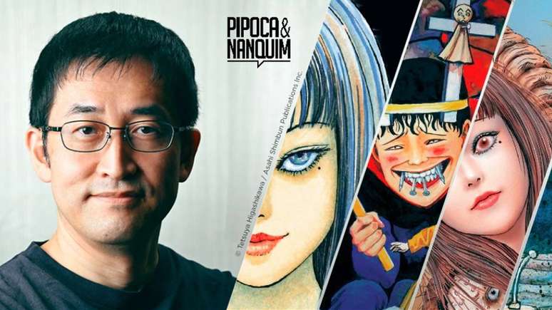 Junji Ito, mangaká de terror, virá pela primeira vez ao Brasil.