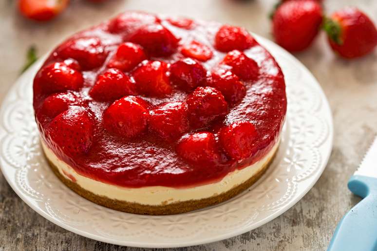 Cheesecake de morango