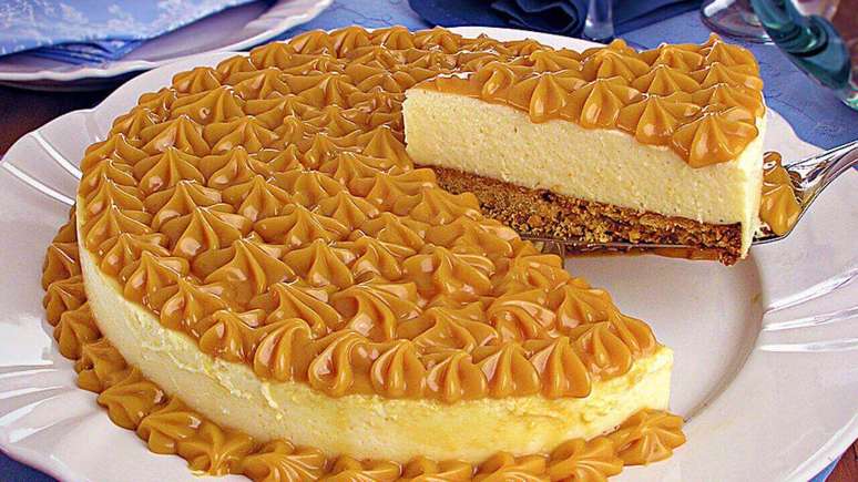 Cheesecake de doce de leite