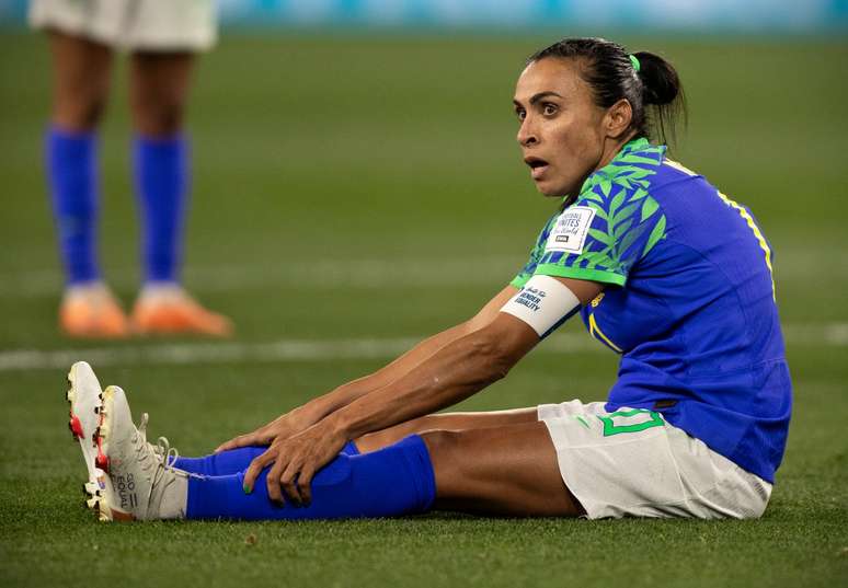 Marta fez sua última partida pela seleção em Copa do Mundo