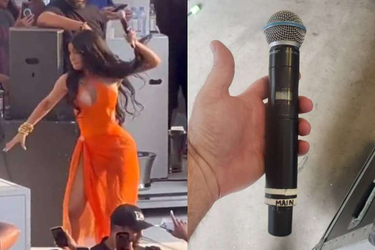 Microfone que Cardi B arremessou em fã vai a leilão