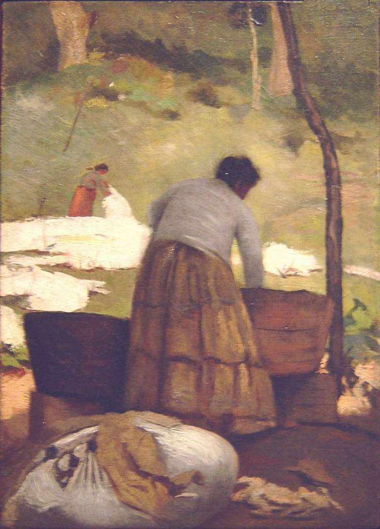 Lavadeiras - obra do Projeto Eliseu Visconti.