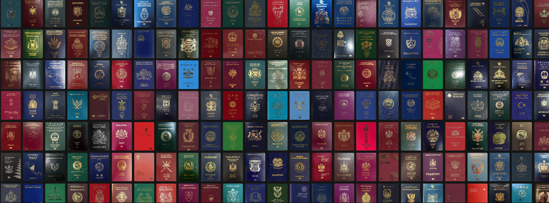 Do Azerbaijão ao Zimbábue: descubra a aparência de todos os passaportes do mundo.