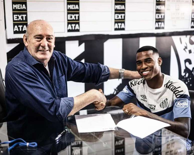 Jean Lucas foi uma das novidades do mercado do Santos. 