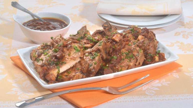 Bisteca com cerveja na press&atilde;o