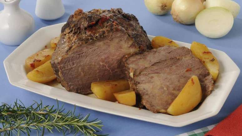 Cupim assado com cerveja