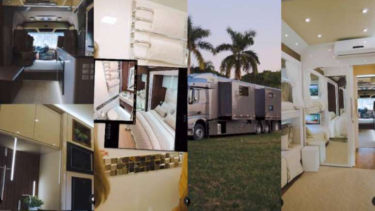 Detalhes do motorhome de Sorocaba e Biah Rodriguez divulgado no Instagram