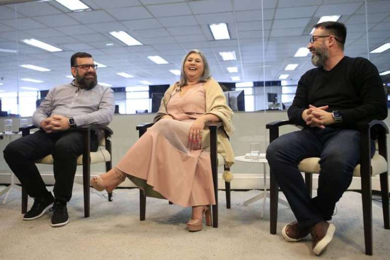 Fabio Felizatti, Renata Sampaio e Fabio França- Meet Point -Estadão