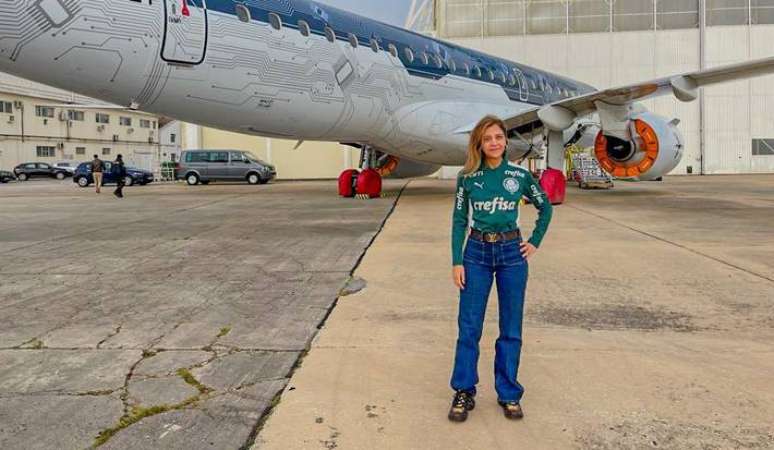 Avi&atilde;o comprado por Leila Pereira ser&aacute; usado pela delega&ccedil;&atilde;o palmeirense.