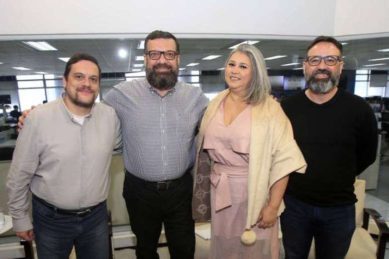 Daniel Gonzales, Fabio Felizatti , Renata Sampaio e Fabio França.