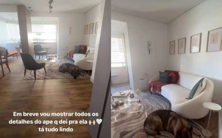 Apartamento luxuoso de Fe Paes Leme