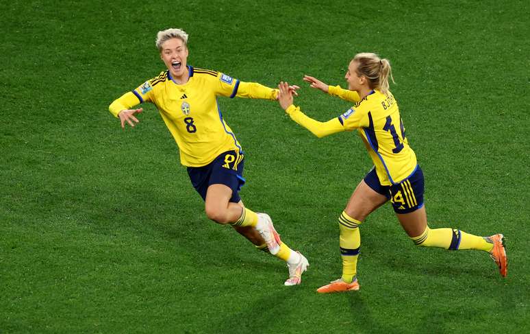 Lina Hurtig bateu o pênalti decisivo para a Suécia