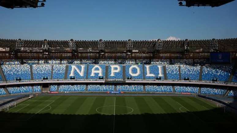 Est&aacute;dio do Napoli, na It&aacute;lia