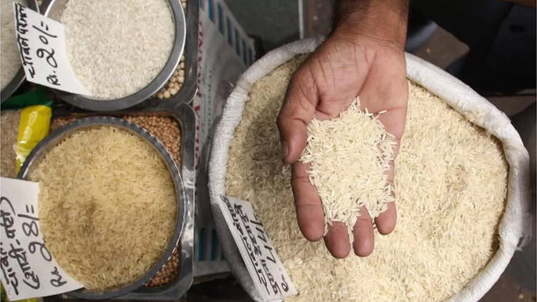 A Índia é o maior exportador mundial de arroz, respondendo por cerca de 40% do comércio global do cereal