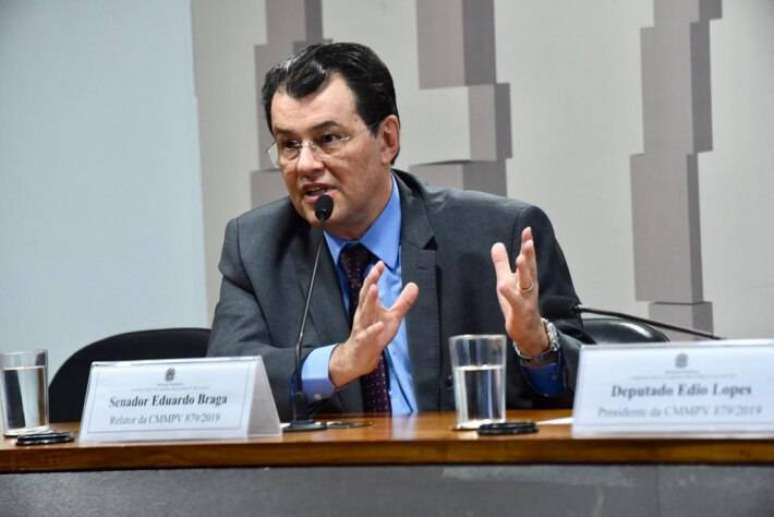 Relator da reforma tributária no Senado, Eduardo Braga (MDB-AM) 