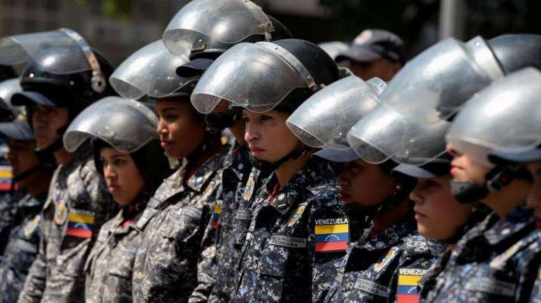 Polícia Nacional Bolivariana é um dos braços repressivos do governo venezuelano