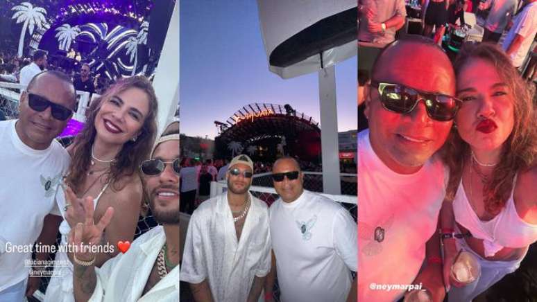 Neymar aproveita balada em Ibiza