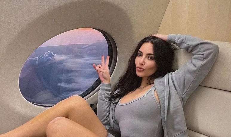 Kim Kardashian tem um Gulfstream G650ER 