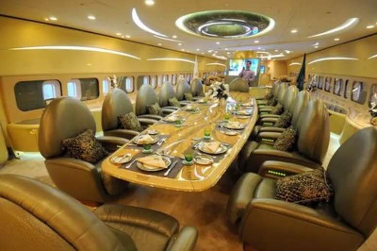 Interior do Boeing 747-430