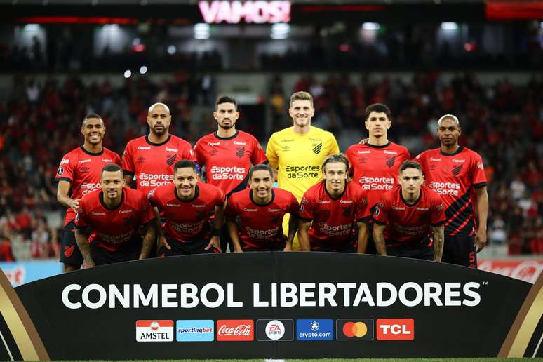Athletico atuando na Libertadores - 
