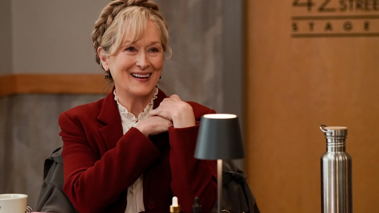 Meryl Streep em cena da 3º temporada de Only Murders in the Building.