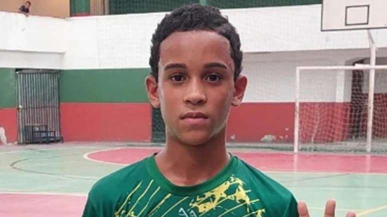 O menino Thiago Menezes, de 13 anos, foi morto durante ação da polícia militar do Rio de Janeiro