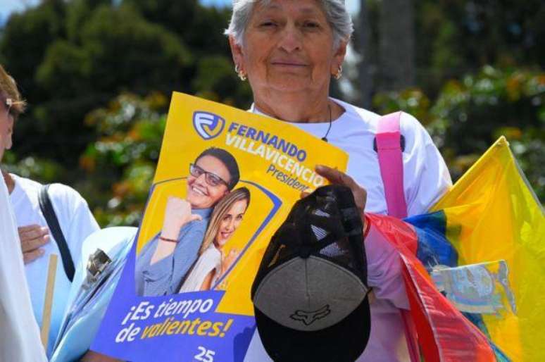 "É hora dos corajosos" foi o slogan da campanha de Villavicencio.