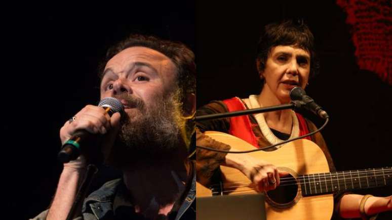 Rodrigo Amarante e Adriana Calcanhotto juntos em show