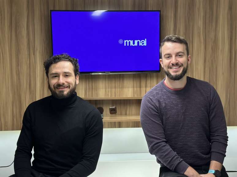 Hugo Morales e Cristian Rocha, fundadores da Munai