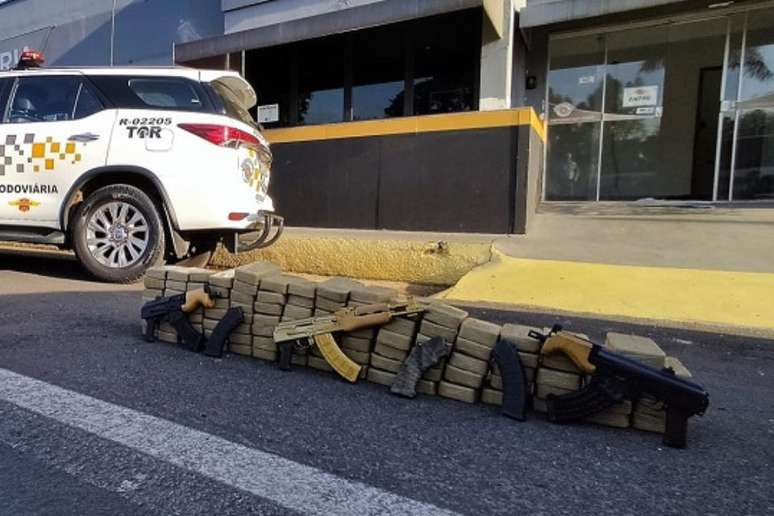 Pol&iacute;cia fez apreens&atilde;o na Rodovia Raposo Tavares, no interior de S&atilde;o Paulo