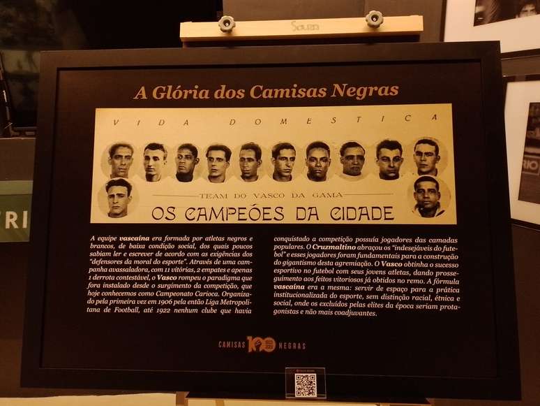 Quadro em homenagem aos Camisas Negras 