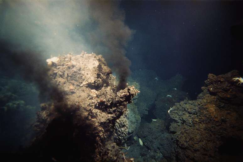 Respiradouros vulcânicos submarinos podem ter sido um ambiente propício para o desenvolvimento da vida, segundo pesquisas