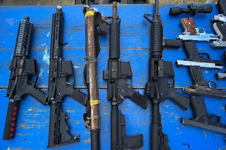 Armas de diversos calibres foram encontradas em prisões de Honduras e de outros países da região