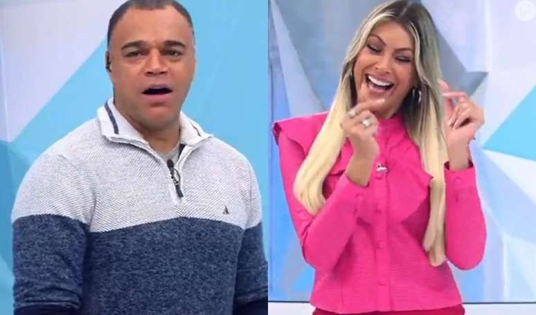 Denilson tem uma reação curiosa assim que Band toca Belo no programa 'Jogo Aberto'.