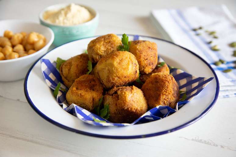 Bolinho de grão-de-bico 