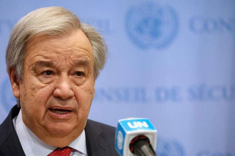 Secretário-geral da ONU, António Guterres, em Nova York
17/7/2023 REUTERS/Brendan McDermid