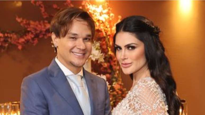 Leandro do KLB e esposa Nat&aacute;lia Guimar&atilde;es (Reprodu&ccedil;&atilde;o/Instagram)