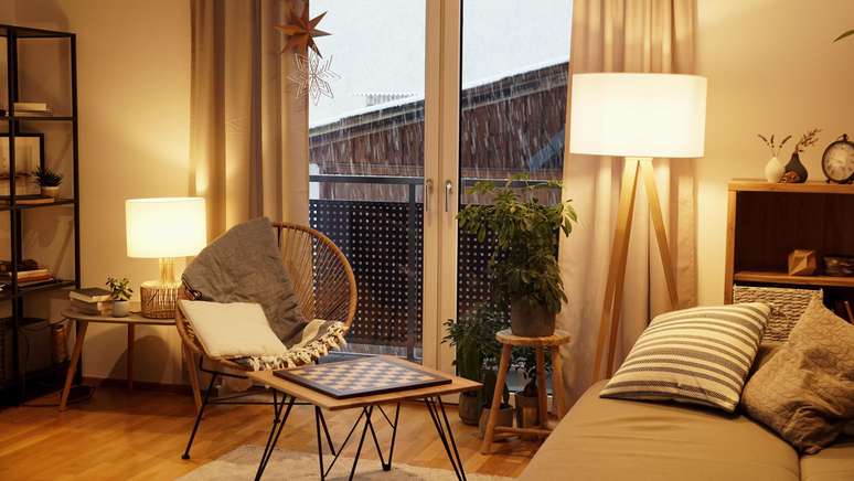 &Eacute; importante manter os quartos bem iluminados &agrave; noite e &agrave; noite