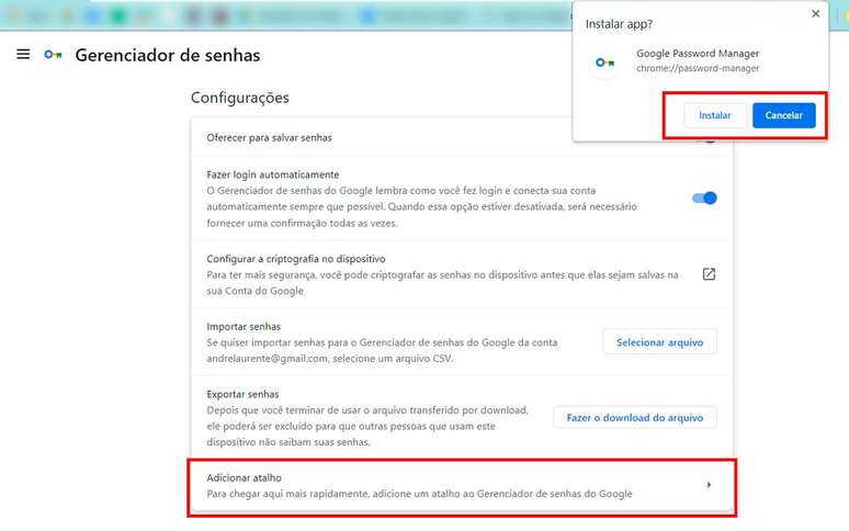 Google Chrome permite instalar aplicativo web do Gerenciador de