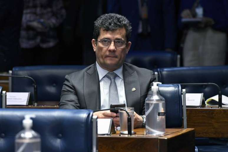 O senador Sérgio Moro tem embate na CPMI com hacker que vazou informações da Lava Jato