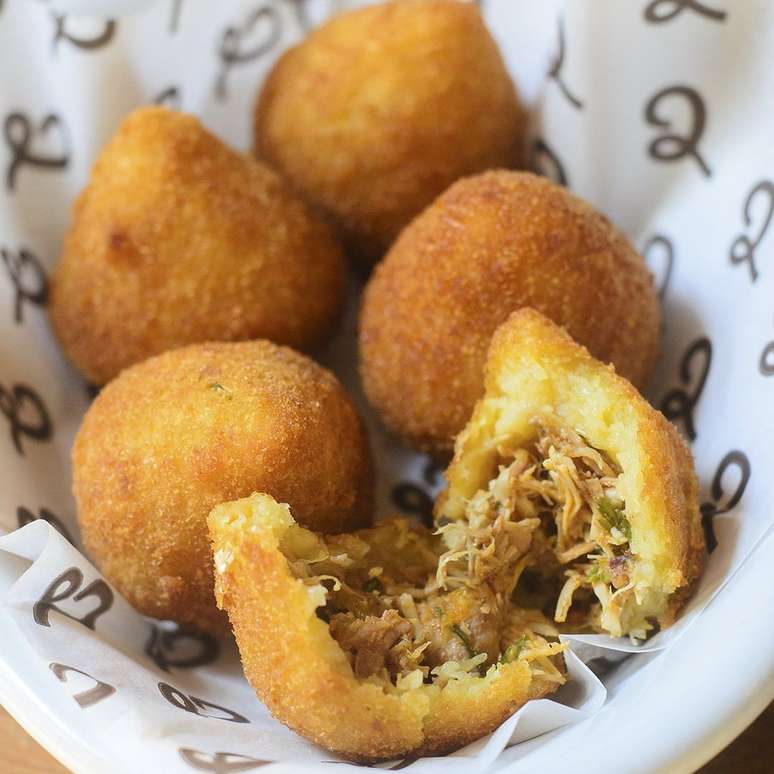 Coxinha de frango caipira do Jiquitaia Restaurante e Bar, que estar&aacute; no Taste S&atilde;o Paulo