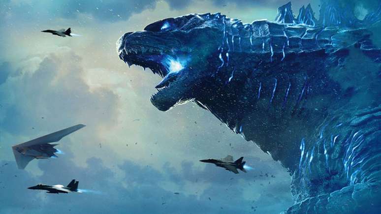 O monstrão de Godzilla: O Rei dos Monstros deve aparecer na série da Apple TV (Imagem: Reprodução/Warner Bros)